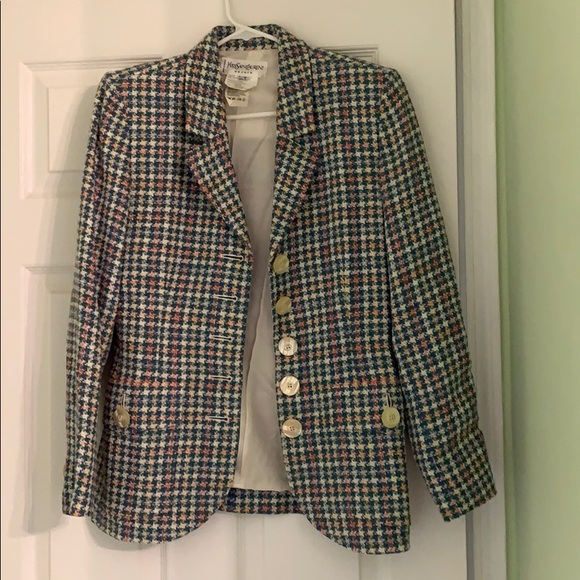 Yves Saint Laurent tweed blazer - Picture 1 of 2